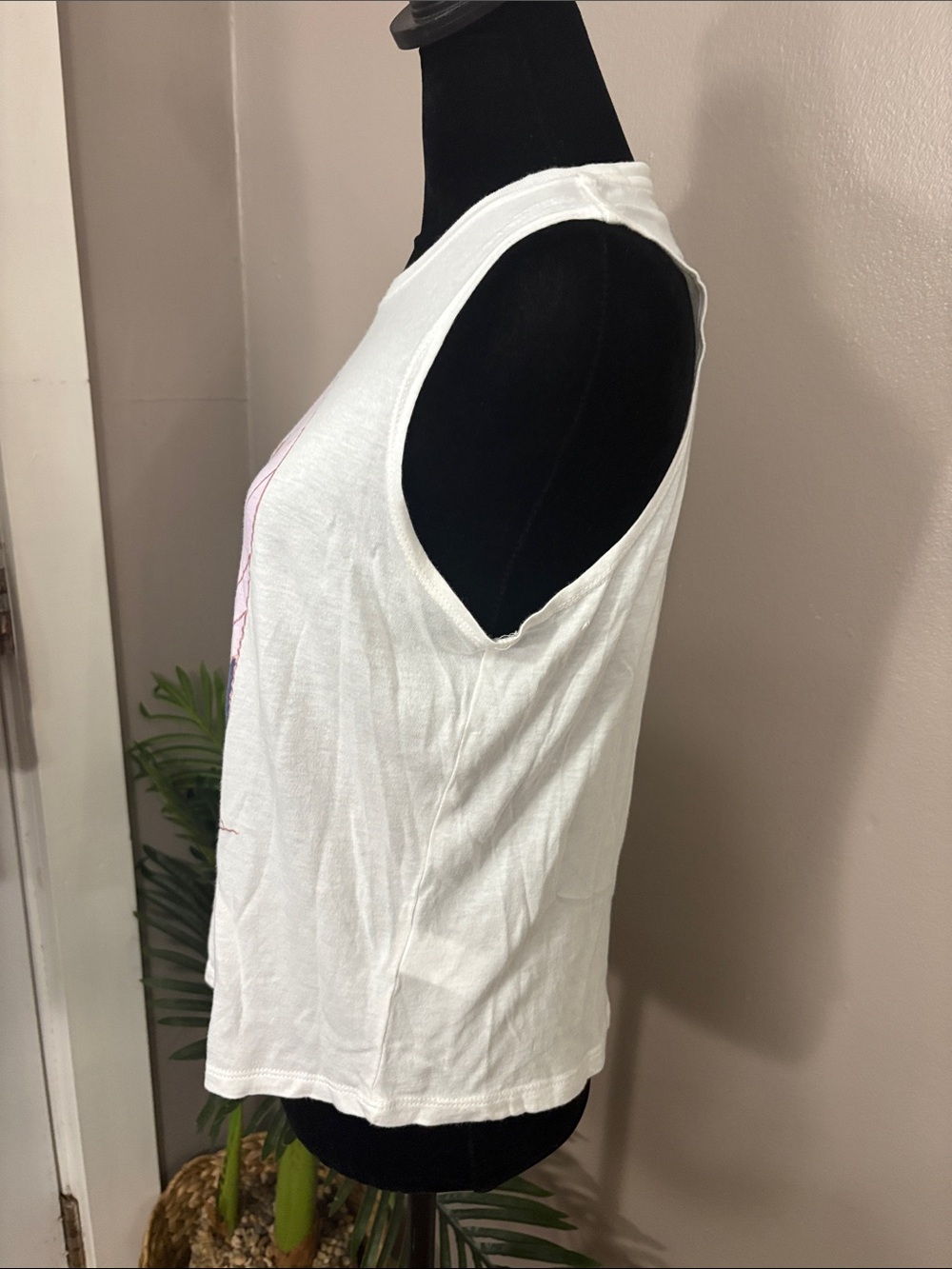 Spiritual Gangster White Graphic Sun & Moon Tank “Shine Your Light” Small - Picture 4 of 8